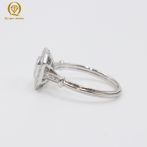 Anillo de Mujer de Lujo con Diamantes Completos, Platino con Certificado IGI, Diamante Cultivado en Laboratorio de Alta Calidad, Ideal para Fiestas - Product Image 4