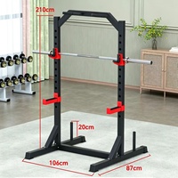 Support de musculation pliable en acier, banc de musculation multifonctionnel, support de barre multifonctionnel, équipement d'entraînement de gym