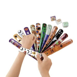 <b>Top</b> Quality Halloween Clap Bracelet Slap Ghost Bracelet Ghost Festival <b>Pvc</b> Clap Bracelet Happy Decorations Supplies Toy - Product Image 1