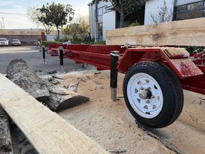 Sierra de Cinta Horizontal Portátil de 32 Pulgadas para Cortar Madera Profunda, a Gasolina/Eléctrica, para Uso Doméstico - Product Image 3