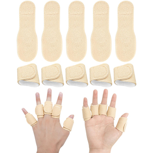 Paquete de 10 Compresas de Aceite de Ricino Reutilizables para Dedos, Compresa de Aceite de Ricino Ajustable para Dedos y Pulgares - Product Image 1