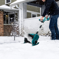 Souffleuse à neige et pelle électrique pliable sans fil à moteur sans balais alimentée par batterie professionnelle pour le bricolage