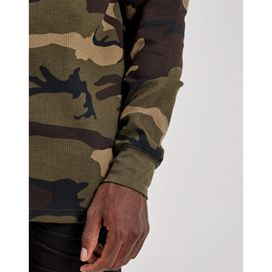 <span class=keywords><strong>Maglia</strong></span> <span class=keywords><strong>Termica</strong></span> a <span class=keywords><strong>Maniche</strong></span> <span class=keywords><strong>Lunghe</strong></span> Personalizzata con Motivo Mimetico per Uomo, T-Shirt in <span class=keywords><strong>Maglia</strong></span> Waffle a <span class=keywords><strong>Maniche</strong></span> Intere - Product Image 4