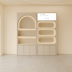 Espositori per Cosmetici in Legno di Alta Qualità, Ecologici e Durevoli per Saloni di Bellezza e Negozi al Dettaglio - Scaffali per Prodotti per la Cura della Pelle e delle Unghie - Product Image 3