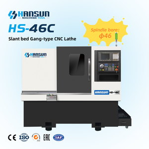 เครื่องกลึงซีเอ็นซีอัตโนมัติแบบ HS-46C มีความแม่นยำสูง2แกนแนวนอนเตียงเอียงเครื่องจักรแบบแกนเดี่ยวขนาดกลาง6 - Product Image 4
