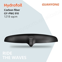 Planche de surf gonflable unisexe GY-PNG910 en fibre de carbone pour hydrofoil, 1218 cm², avec mât en aluminium pour kitesurf en downwind
