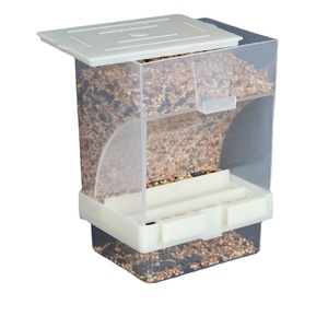 Bát ăn tự động hiện đại bằng nhựa sinh thái thân thiện với môi trường cho chim vẹt, thiết kế chống văng thức ăn - Product Image 1