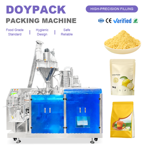 Máquina Envasadora Doypack de Alta Precisión para Polvo de Té de Limón de Grado Alimenticio, 380V, Control PLC Eléctrico - Product Image 1