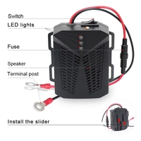 Répulsif intelligent à capteur pour animaux, souris et rats, 12V, alimenté par batterie automobile, à ondes sonores
