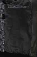 Blouson aviateur pour homme en cuir Nappa noir 100% véritable, style Top Gun, marque privée, OEM/ODM, vente en gros, usine, blouson pilote bomber