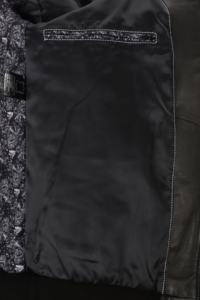 Blouson aviateur pour homme en cuir Nappa noir 100% véritable, style Top Gun, marque privée, OEM/ODM, vente en gros, usine, blouson pilote bomber - Product Image 6