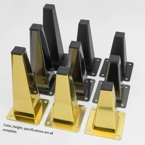 Thép cán nguội hình nón vuông chân đồ nội thất cho nhà bếp ăn cạnh giường ngủ Bàn cà phê TV Tủ sofa hỗ trợ chân phần cứng - Product Image 3