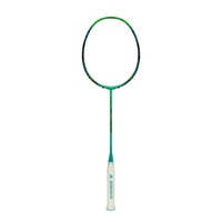 Raquette de badminton Konmat Sports Esper 82g, entièrement en carbone, manche en bois, tension de 30 LBS, cordes en fibre de graphite, fabriquée en poids 4U