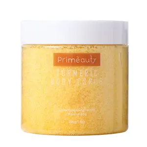 Manufacturer Wholesale Private Label Hot Sale Skin Care Natural Sugar Himalayan Salt Honey Vegan Turmeric Body Scrub