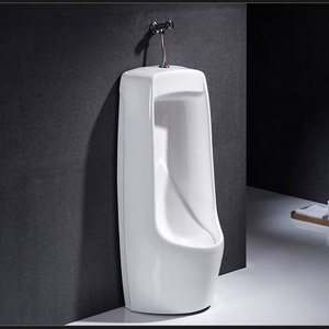 Urinario para hombres con sensor automático de diseño moderno, urinario de cerámica montado en la pared y de pie para adultos para uso en el baño - Product Image 4