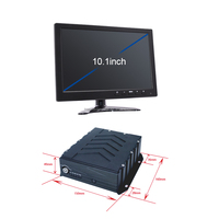 Surveillance de véhicule de gestion de flotte disque dur mobile carte SD 4G GPS CMSV6 MDVR