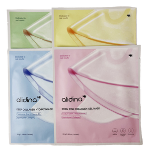 Masque en gel de collagène blanchissant OEM/ODM avec vitamine C et AHA - Masque nettoyant et éclaircissant pour tous types de peaux - Product Image 1