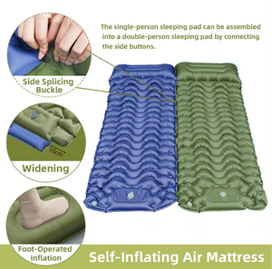 Accessoires de camping de haute qualité pour l'extérieur, <span class=keywords><strong>matelas</strong></span> pneumatique simple auto-gonflant en TPU, portable, utilisé pour la tente de camping - Product Image 4