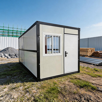 Maison conteneur modulaire préfabriquée 20ft 40ft à construction rapide, bureau, appartement, maison conteneur pliable en acier, design moderne