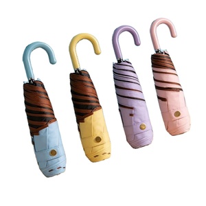 Petit parapluie personnalisé robuste avec impression OEM pour la pluie - Product Image 1
