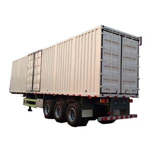 2025 año HSTAR Fabricación Nuevo Tri-Axles Cargo Semi Trailer Caja cerrada Camión Puerta lateral y puerta trasera Dry Cargo Van Box Semi Truck Traile para la venta - Product Image 5