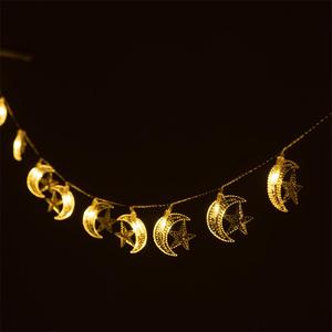 13ft ramadan Sao Mặt Trăng chuỗi đèn 20 LED Cổ Tích đèn Pin hoạt động với 2 chế độ trong nhà Twinkle EID trang trí - Product Image 1