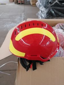 Casque de sécurité Meikang MKF-25 pour pompiers, protection de la tête, en ABS, avec fentes, 4 points de suspension, pour la lutte contre les incendies et les secours d'urgence - Product Image 6