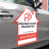 Autocollant magnétique amovible écologique pour voiture, logo personnalisé, cadeau promotionnel réutilisable pour entreprise