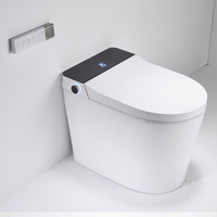 Toilette intelligente monobloc pour salle de bain électrique à détecteur automatique Toilette intelligente avec télécommande