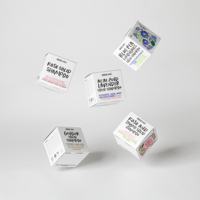 Boîtes cosmétiques écologiques personnalisées à double face imprimées, emballages en papier pour maquillage, boîtes en carton pour lotion et crème pour le visage