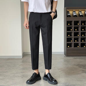 กางเกงผู้ชายแบบลำลองผ้ายืดลายทาง - Product Image 3