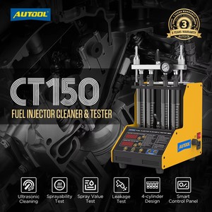 เครื่องมือซ่อมหัวฉีดน้ำมันเชื้อเพลิงรถยนต์ <span class=keywords><strong>AUTOOL</strong></span> <span class=keywords><strong>CT150</strong></span> รุ่นใหม่ ปี 2026 สำหรับรถยนต์ 4 สูบ พร้อมเครื่องทำความสะอาดหัวฉีดแบบอัลตราโซนิก - Product Image 3