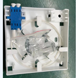 Presa in fibra Ftth <span class=keywords><strong>Box</strong></span> <span class=keywords><strong>2</strong></span> porte terminale presa a muro Desktop scatola di giunzione in fibra ottica ABS - Product Image 6