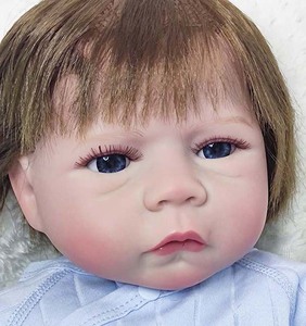 Muñeca personalizada <span class=keywords><strong>de</strong></span> vinilo <span class=keywords><strong>de</strong></span> Rebirth, muñeco <span class=keywords><strong>de</strong></span> simulación <span class=keywords><strong>de</strong></span> <span class=keywords><strong>goma</strong></span> suave para bebé, regalo <span class=keywords><strong>de</strong></span> cumpleaños y Navidad, muñecas Reborn pintadas - Product Image 4