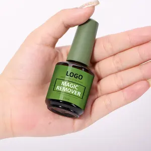 Hot Sale Private Label Gel Nail Polish Remover Liquid Quickly And Easily Removes Burst Magic 15ml Remover Gel For Wholesale