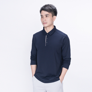 เสื้อผ้ากีฬาบีบรัดกล้ามเนื้อสำหรับผู้ชาย - เสื้อยืดซิป ¼ แบบกำหนดโลโก้ได้ แห้งเร็ว แขนยาว สำหรับออกกำลังกาย วิ่งจ๊อกกิ้ง และใช้ในยิม - Product Image 2