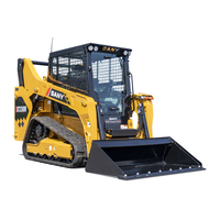 Chargeuse compacte SANY 4,68T avec moteur Yanmar pour la manutention de matériaux de construction et la rétrocaveuse de tracteur