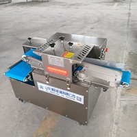 Automatische versvlees snijmachine industriële vleeskubus snijmachine voor rundvlees varkensvlees kip verwerkingsfabriek