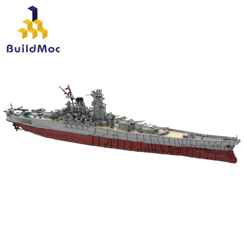 Battleship Yamato Model Star Series blazer blok bangunan rakitan koleksi film bata mainan anak-anak hadiah Buildmoc