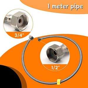 Bebederos automáticos a prueba de salpicaduras de aves de corral, ganado, perros, animales, con válvula de flotador y válvula de agua de soplado, Kit de acero inoxidable - Product Image 3