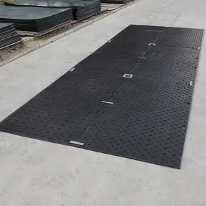 Plastic Ground Cover Floor Road Esteiras Temporárias Para Caminhão Outdoor Mat para Lama