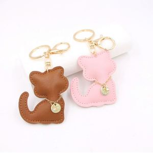 Llavero de Gato de Cuero PU de Moda, Impermeable, Lindo, Duradero, Hermoso, Mini Colgante de Animal, Personalizable, Regalo Especial para - Product Image 2