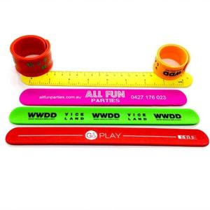 Fashion Custom Personalized Gifts Wholesale Blank Slap <b>Bracelet</b> Custom Silicone Slap <b>Snap</b> Wristband - Product Image 2