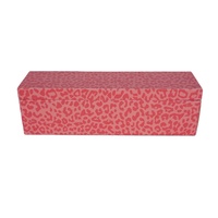 Boîte de rangement décorative à imprimé léopard rose avec couvercle amovible, boîte de rangement rectangulaire pour le bureau, pour le rangement de bijoux et de bibelots, et pour offrir en cadeau