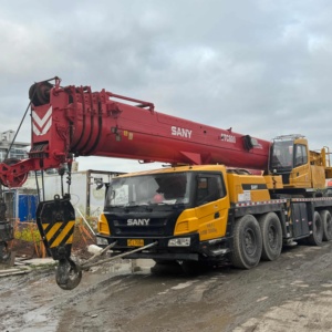 Grue hydraulique SANY d'origine 80 tonnes STC800T5 STC800T6 STC800, grue sur camion Sany d'occasion 80 tonnes 100 tonnes en bon état - Product Image 6