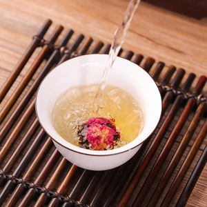 Yunnan-té aromático cocido a mano de puerh, Bola de dragón, Rosa jazmín, flor suelta, bolas de té fermentado, chaqiu - Product Image 5
