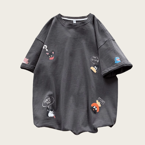 Fabricante de Ropa para <span class=keywords><strong>Hombre</strong></span>, Camiseta con Estampado Gráfico Personalizado, Camiseta de Calle para <span class=keywords><strong>Hombre</strong></span>, Camiseta de Algodón Extra Grande, Nuevo Producto Más Vendido - Product Image 2