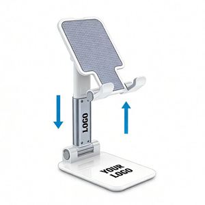 Wholesale Promo Gift Foldable Height Cell Holder Mobile <b>Desk</b> Adjustable Angle Portable <b>Phone</b> <b>Stand</b> With Custom Logo - Product Image 1