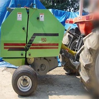 Empacadora de Heno Portátil Modelo 850 870, Accionada por Tractor, Equipo para Empacar Paja, Hierba y Ensilaje, Empacadora Agrícola de Alto Rendimiento