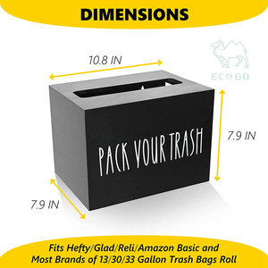 ที่ใส่ถุงขยะขนาด10.8*7.9*7.9นิ้วที่ใส่ถุงขยะที่ติดผนัง - Product Image 5
